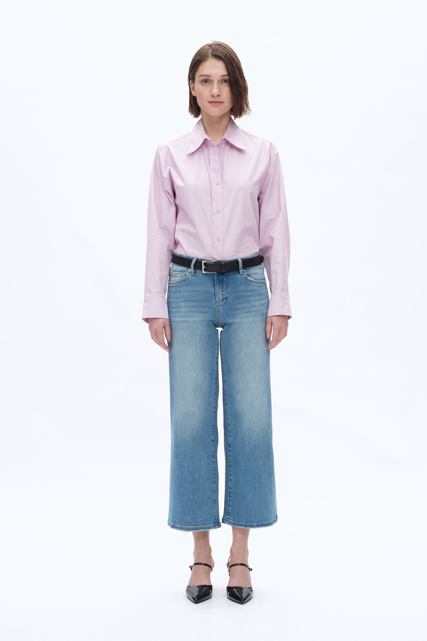 LOW RISE WIDE LEG CROP