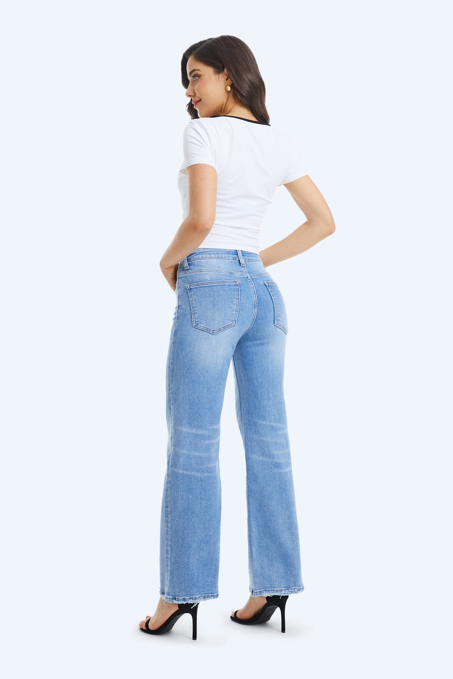 ALSA MID RISE WIDE LEG
