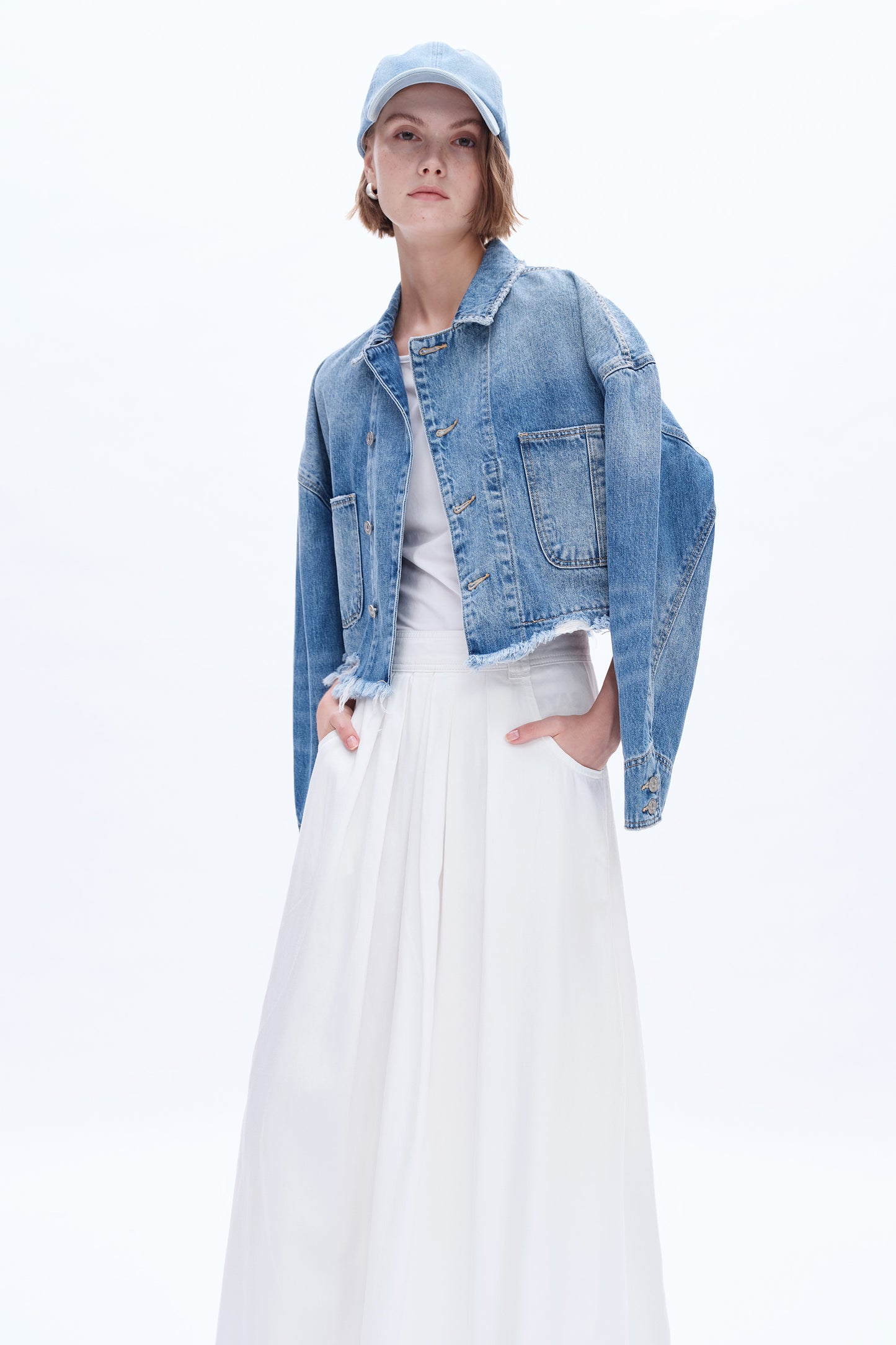 SHANNON MID RISE SKIRT