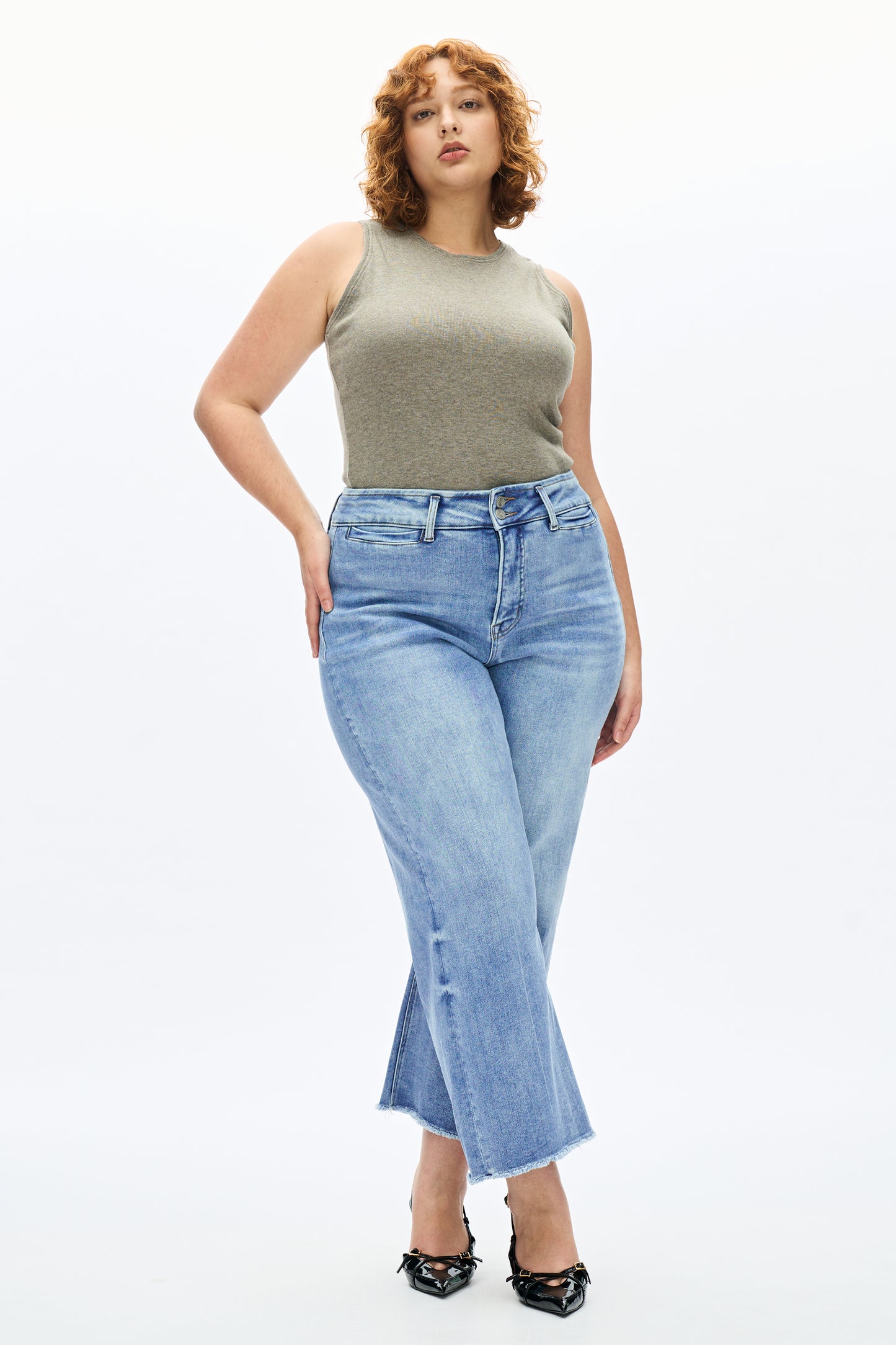 PLUS HIGH RISE WIDE LEG