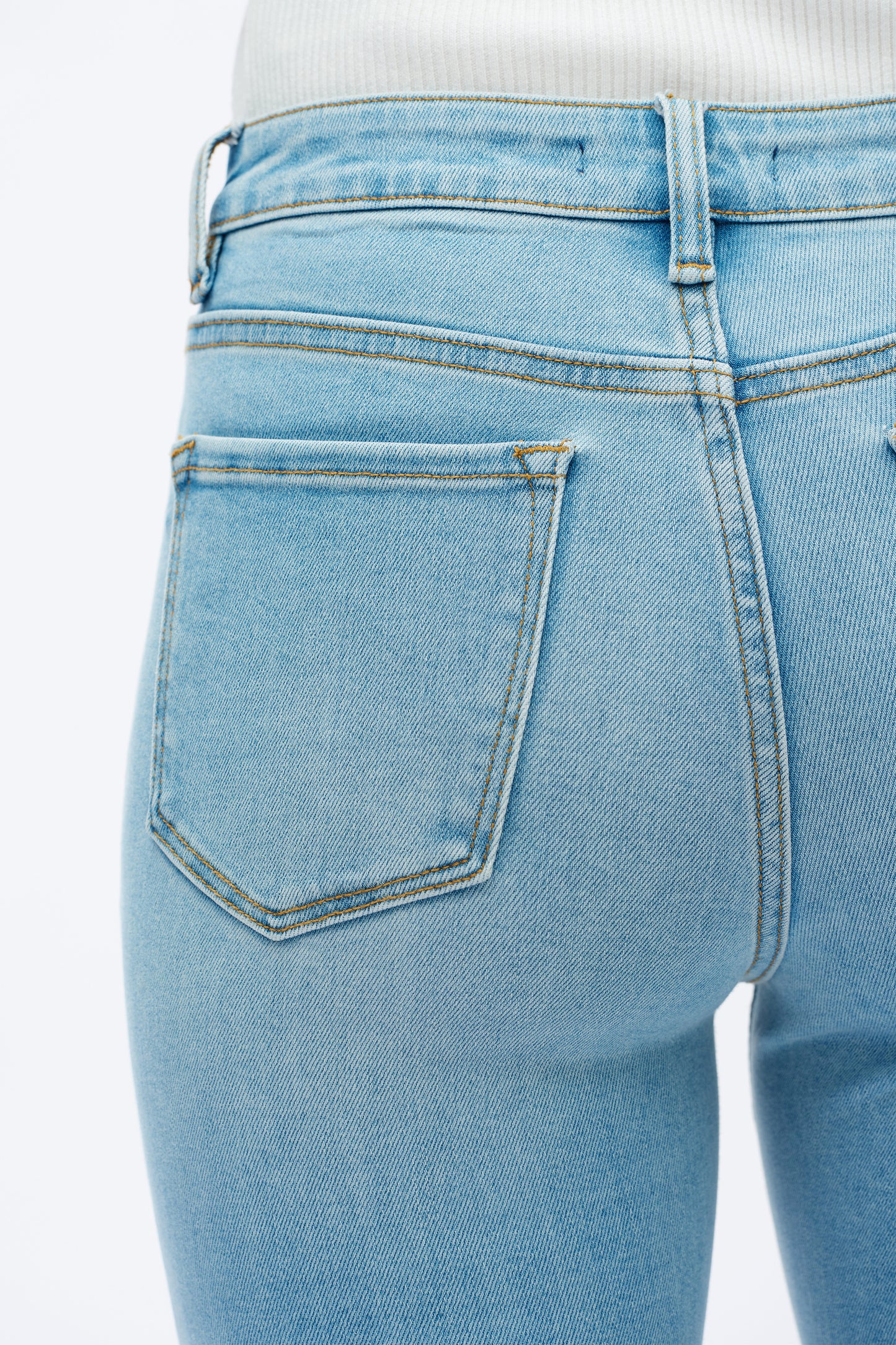 PLUS HIGH RISE BOOTCUT DENIM JEANS