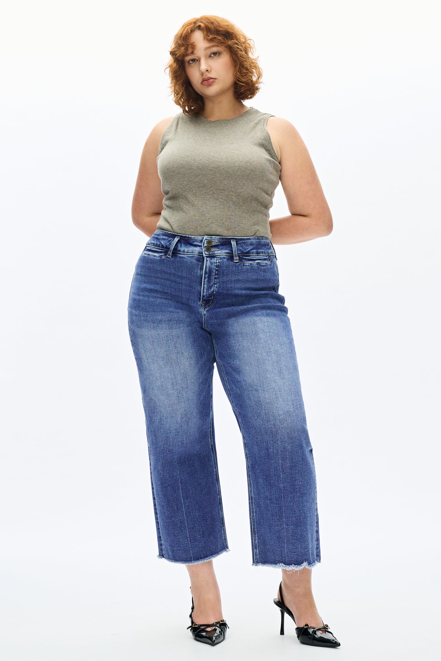 PLUS HIGH RISE WIDE LEG