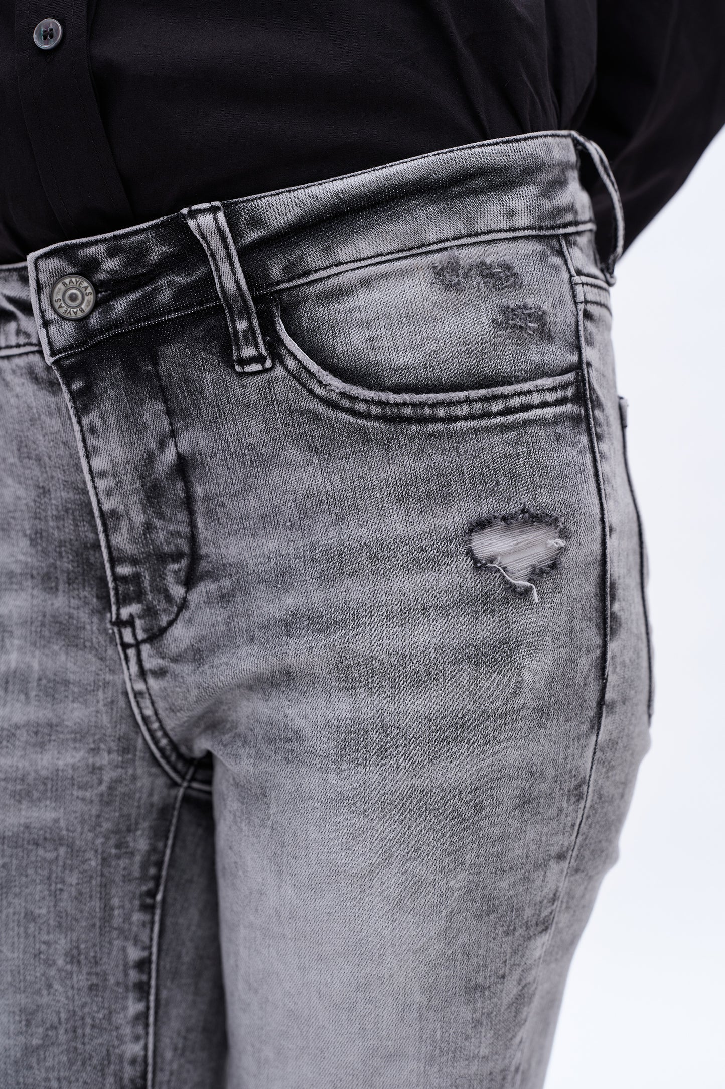 MIDDLE RISE ANKLE SKINNY