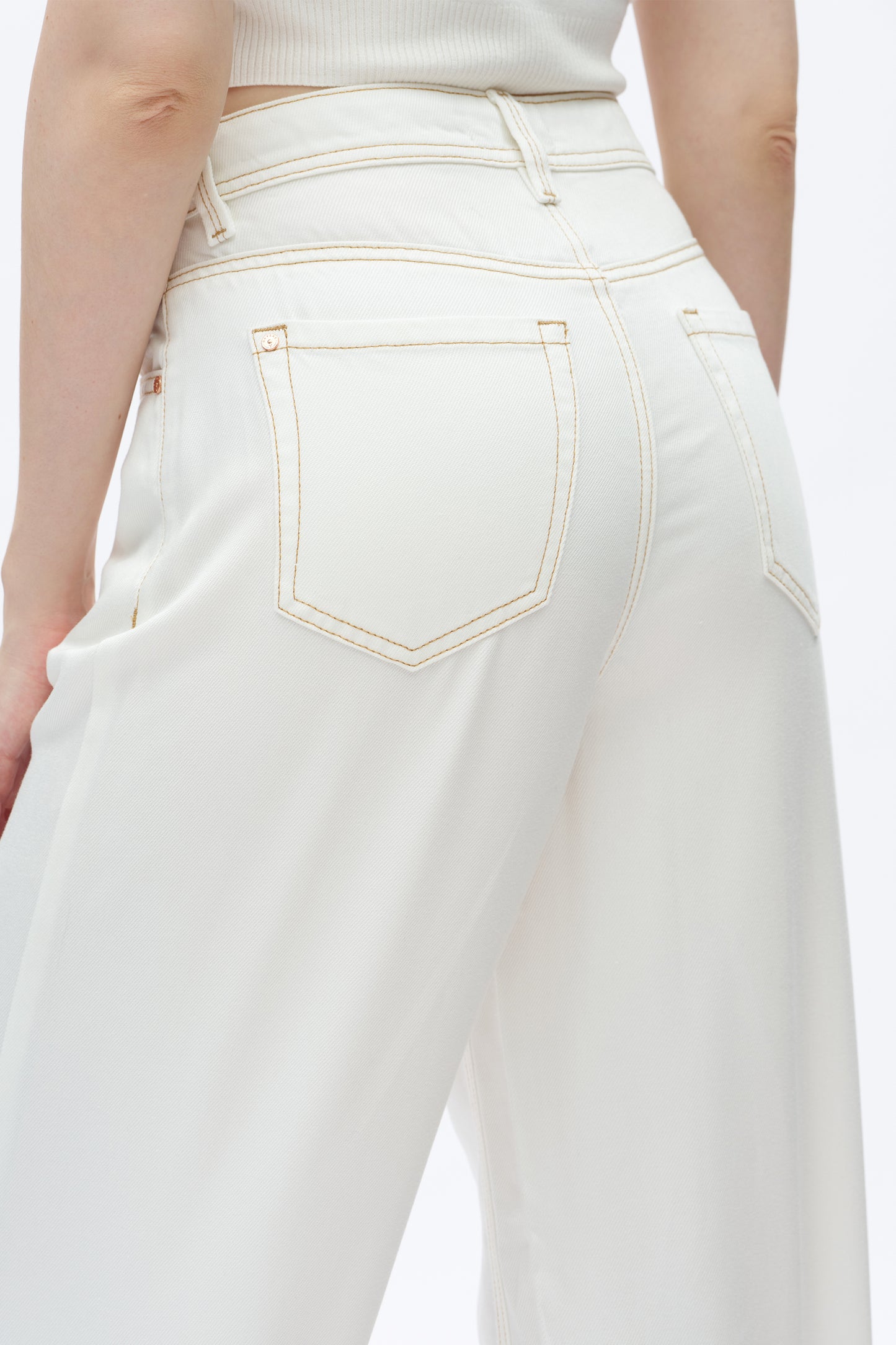 HIGH RISE PLEATED WIDE LEG