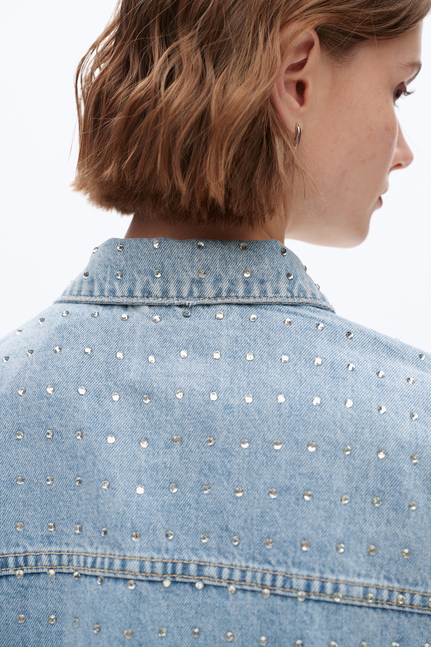 EMBELLISHED DENIM JACKETS BYJ9053 (BYHE227) LIGHT BLUE