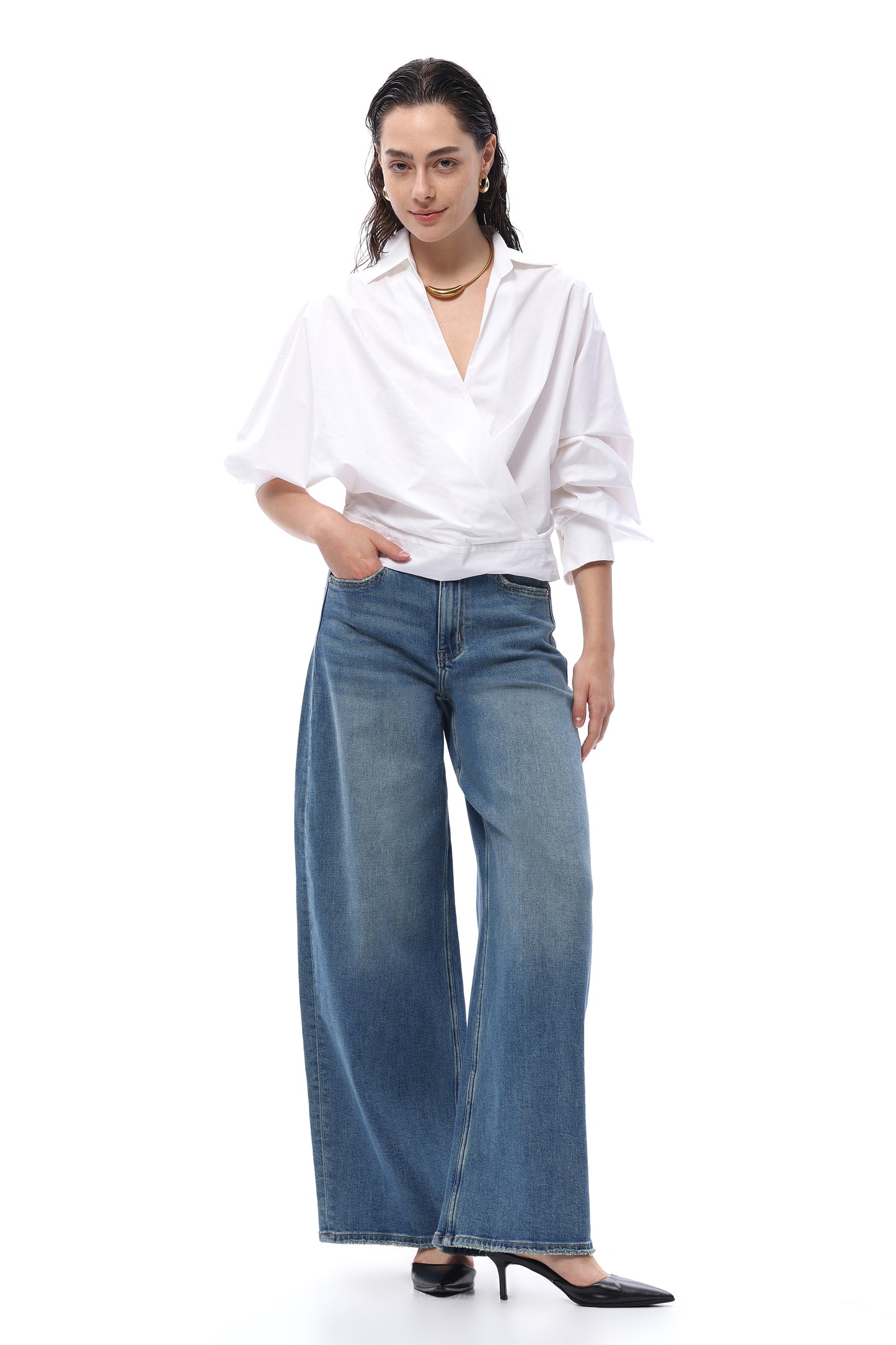 DAISY HIGH RISE WIDE LEG