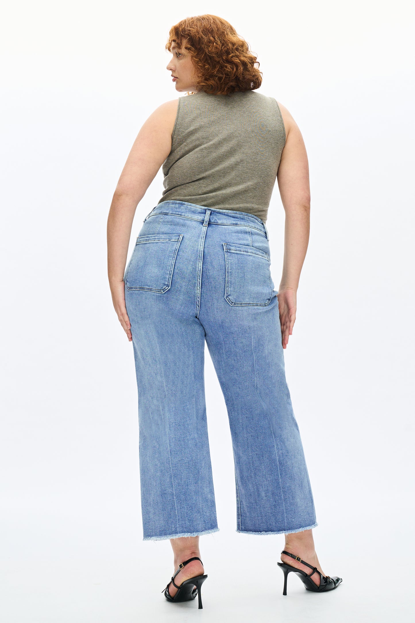 PLUS HIGH RISE WIDE LEG