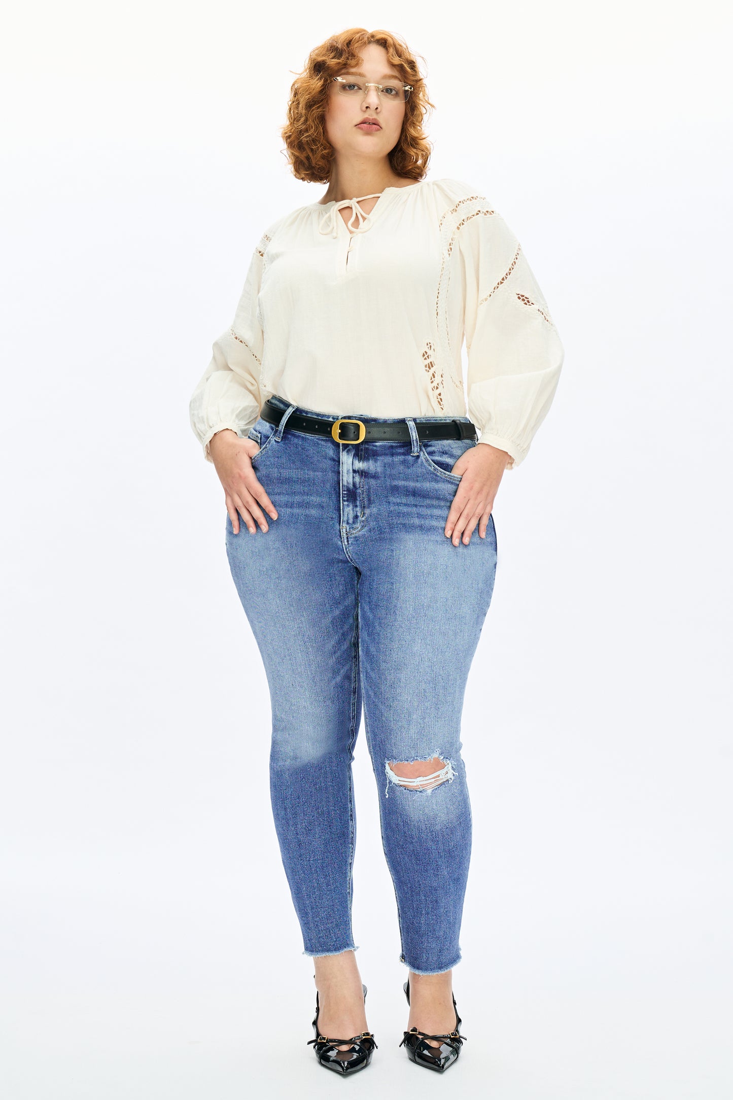 PLUS HIGH RISE SKINNY