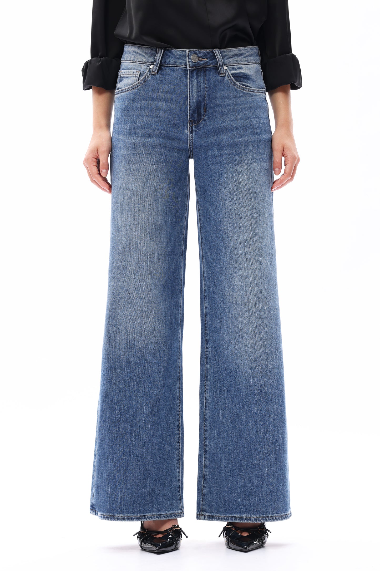 MID RISE WIDE LEG