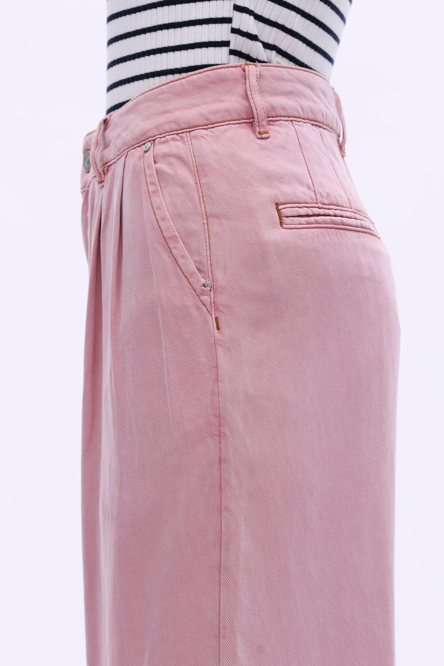 HIGH RISE TENCEL WIDE LEG