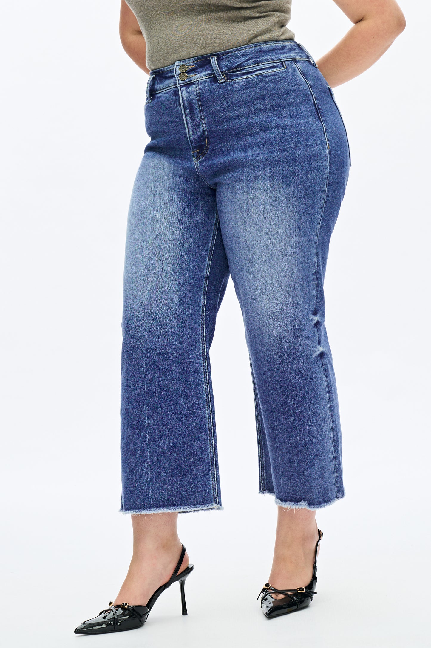 PLUS HIGH RISE WIDE LEG