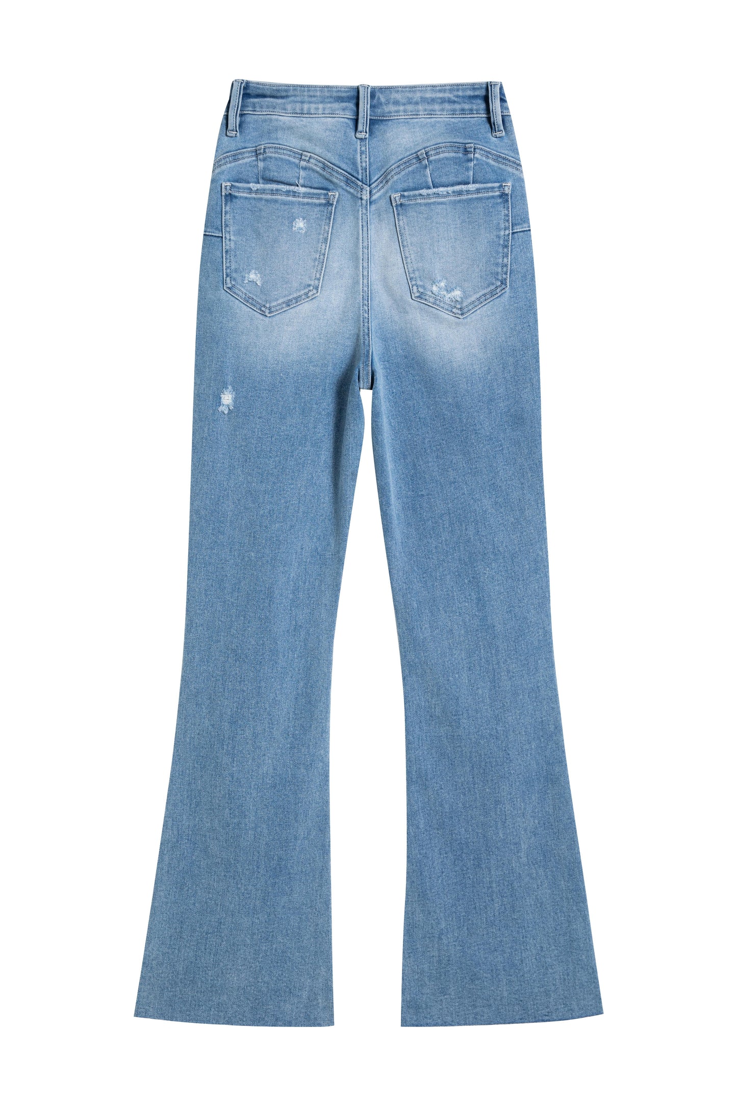 HIGH RISE BOOTCUT BYF1222 (BYMJ305) LIGHT BLUE