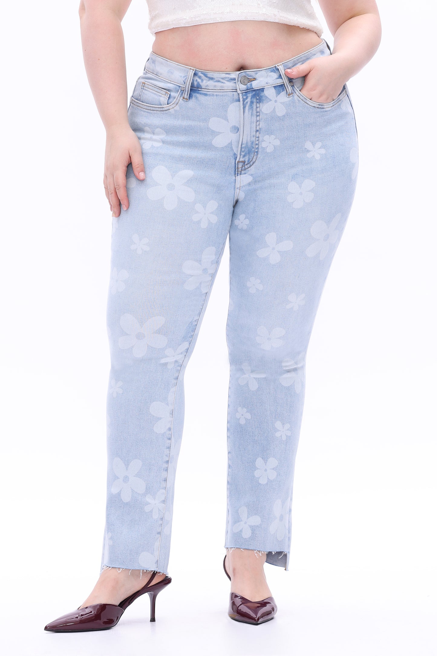 MID RISE STRAIGHT BYT5299-P (BYJJ034-P) LIGHT BLUE