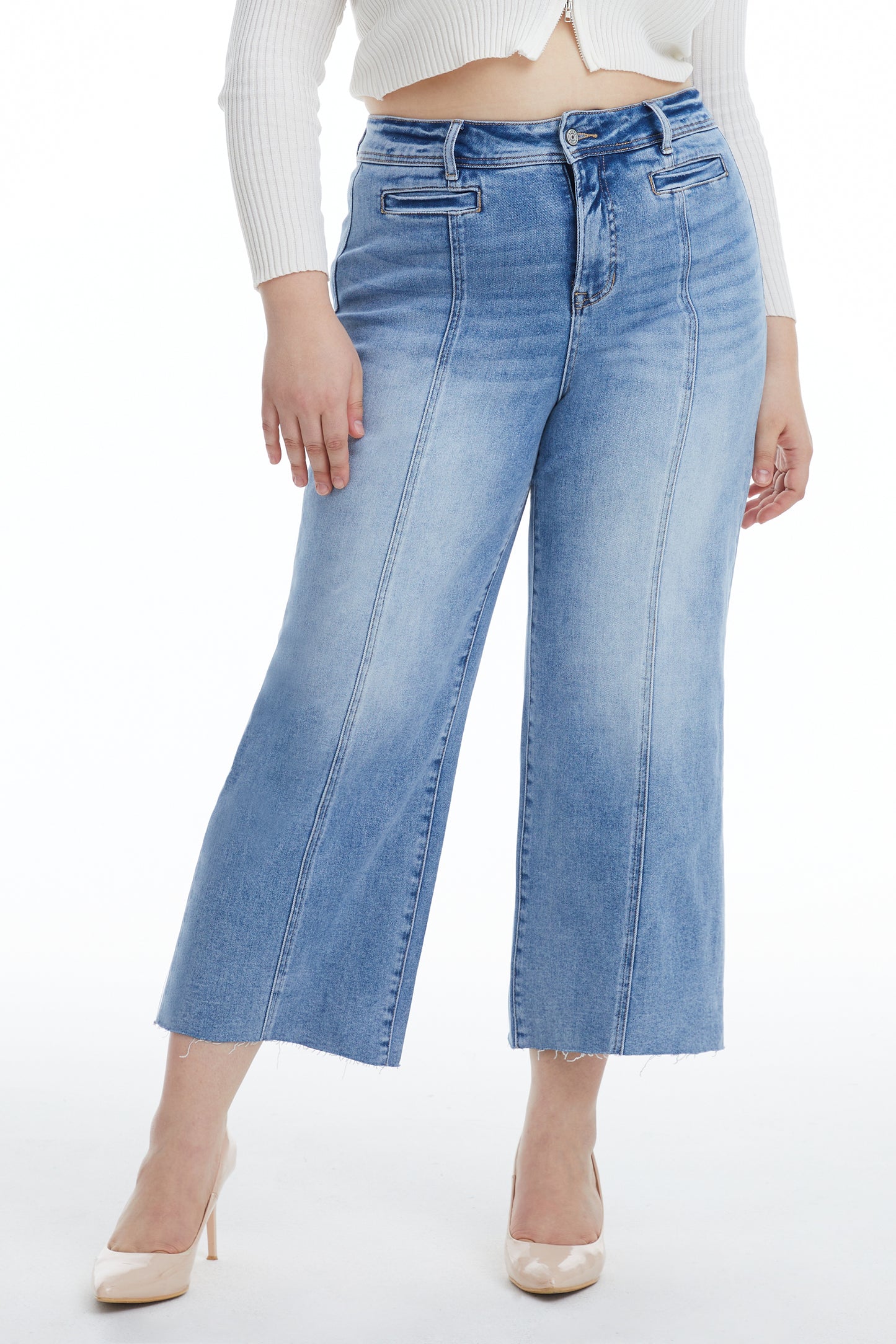 PLUS HIGH RISE WIDE LEG