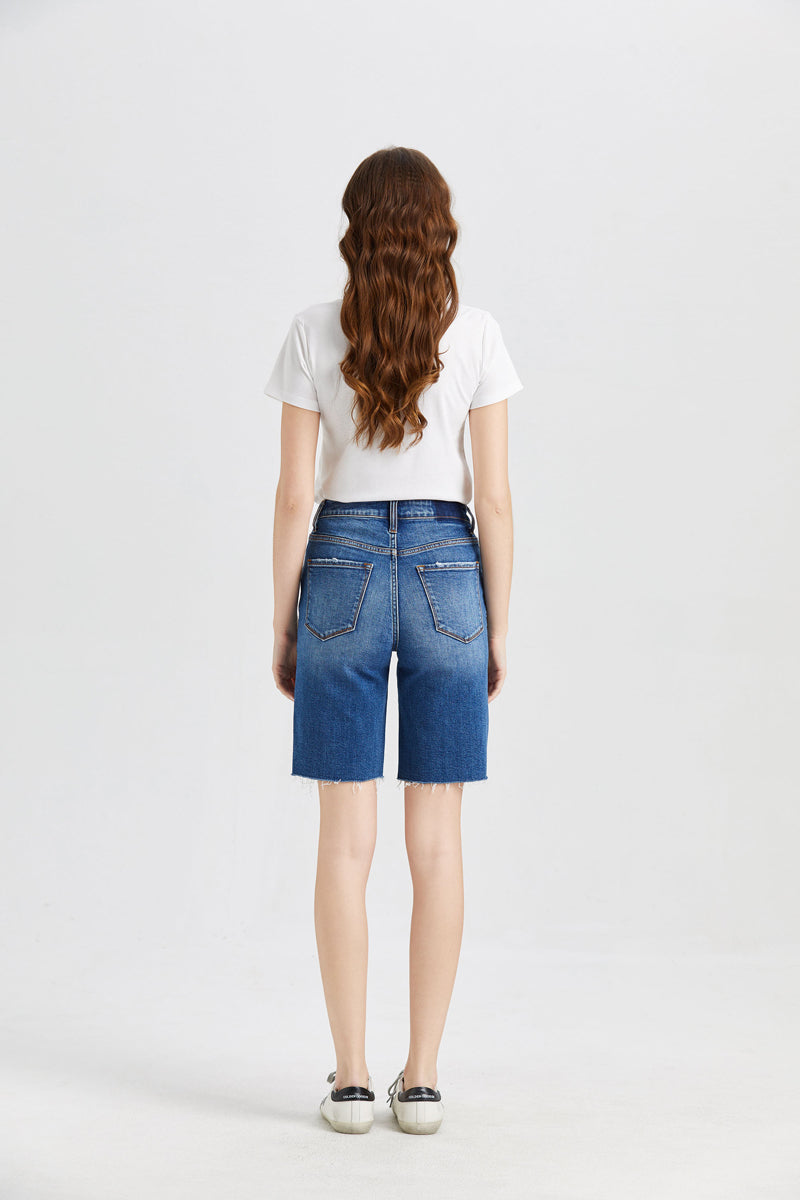 HIGH RISE BERMUDA SHORTS