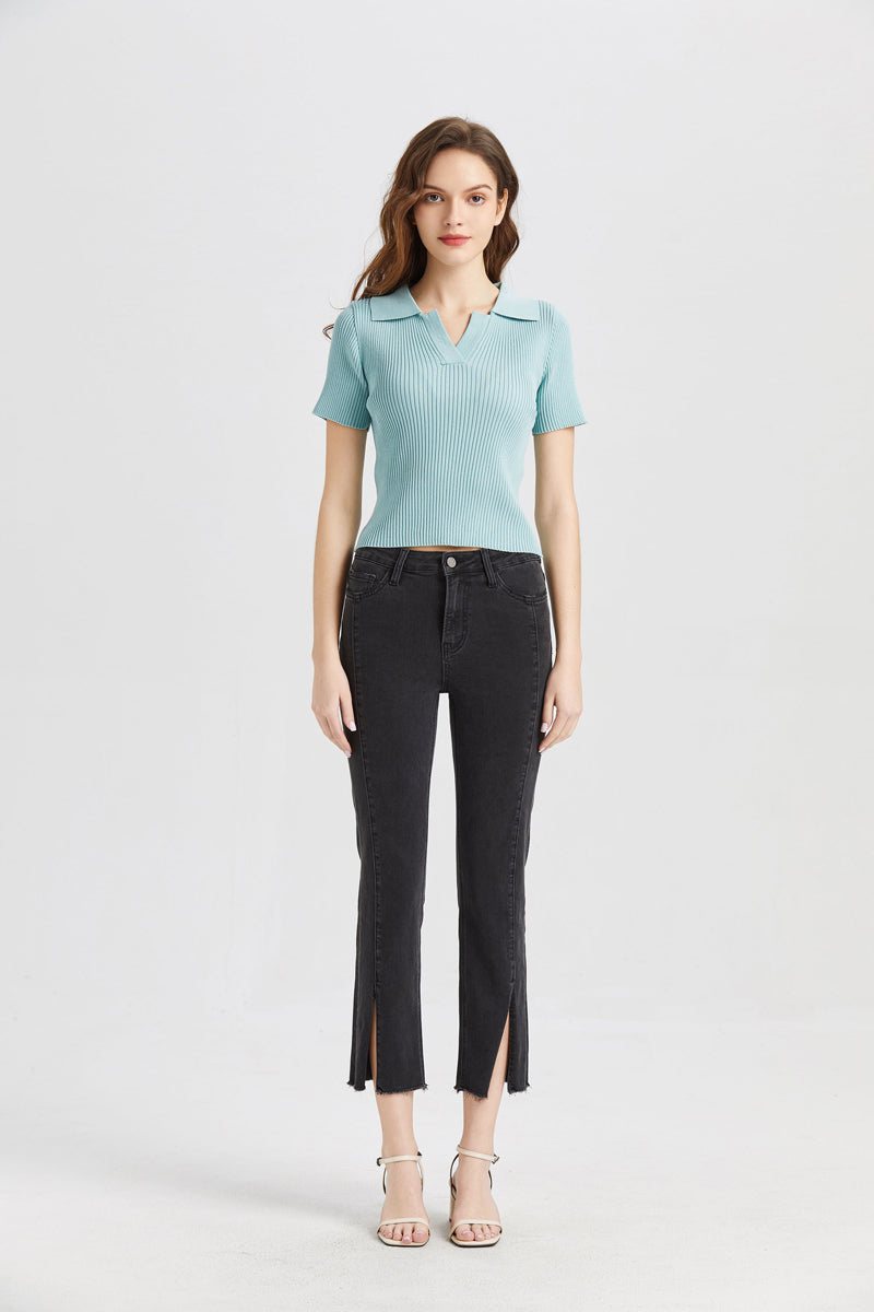 MID RISE STRAIGHT LEG