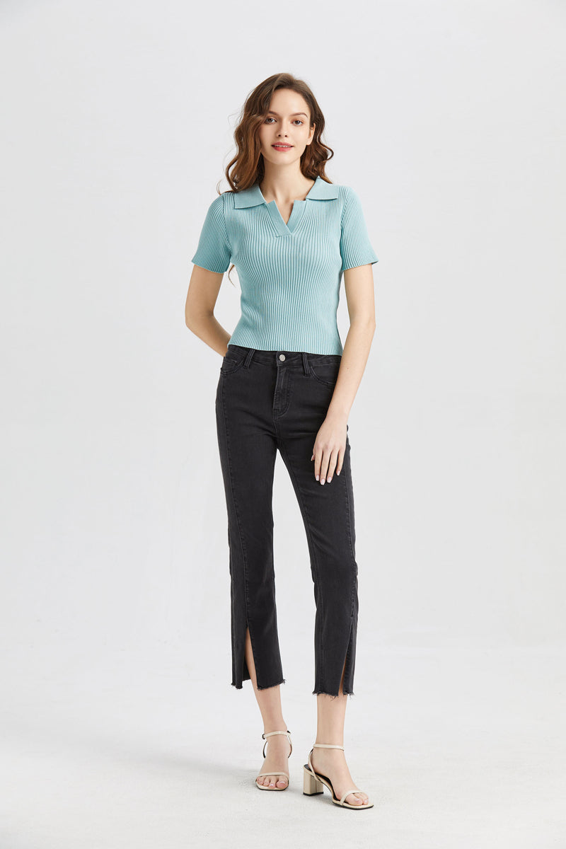 MID RISE STRAIGHT LEG