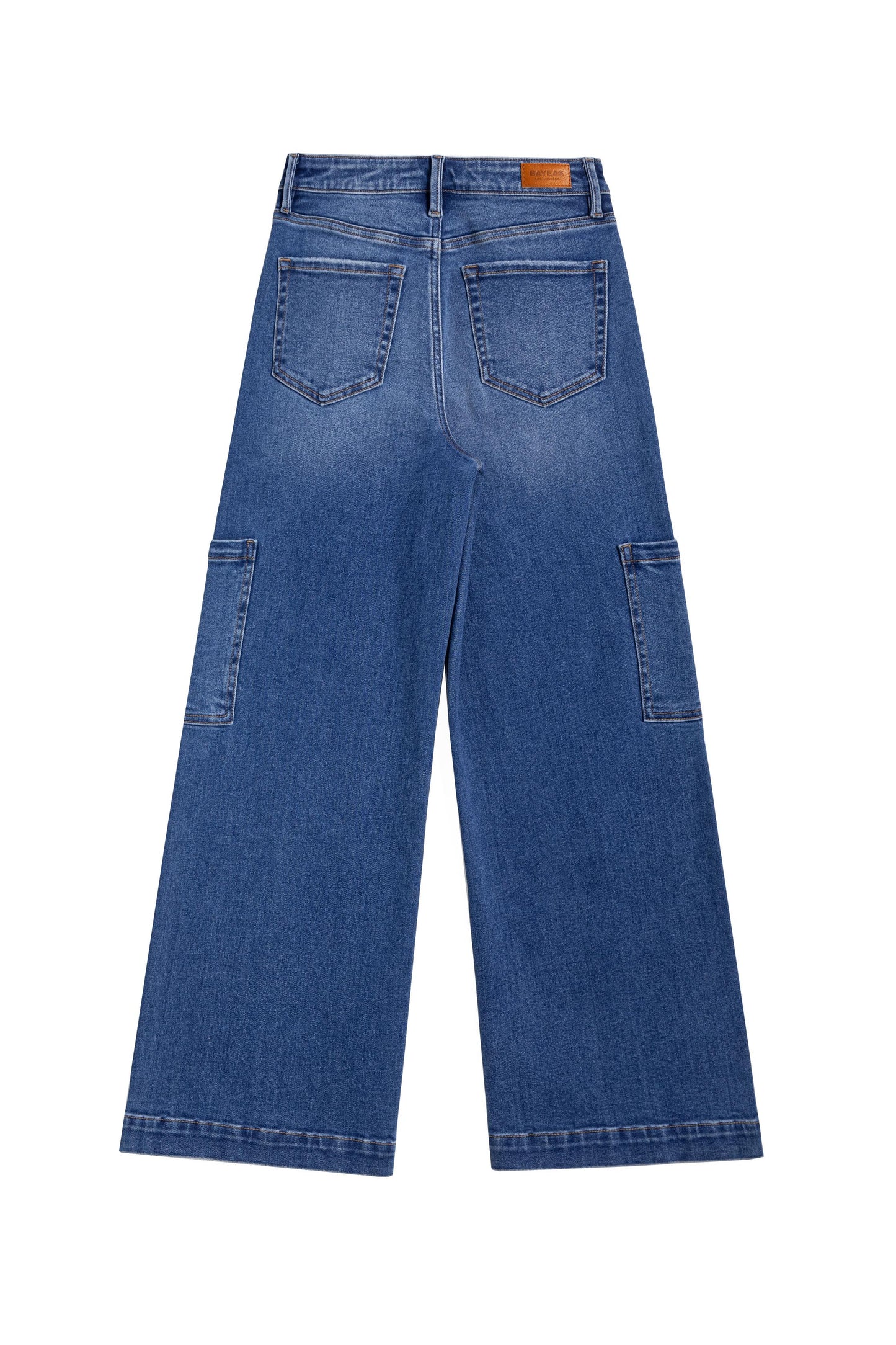 TAMSIN HIGH RISE WIDE LEG BYW8270 (BYMJ281) MEDIUM BLUE