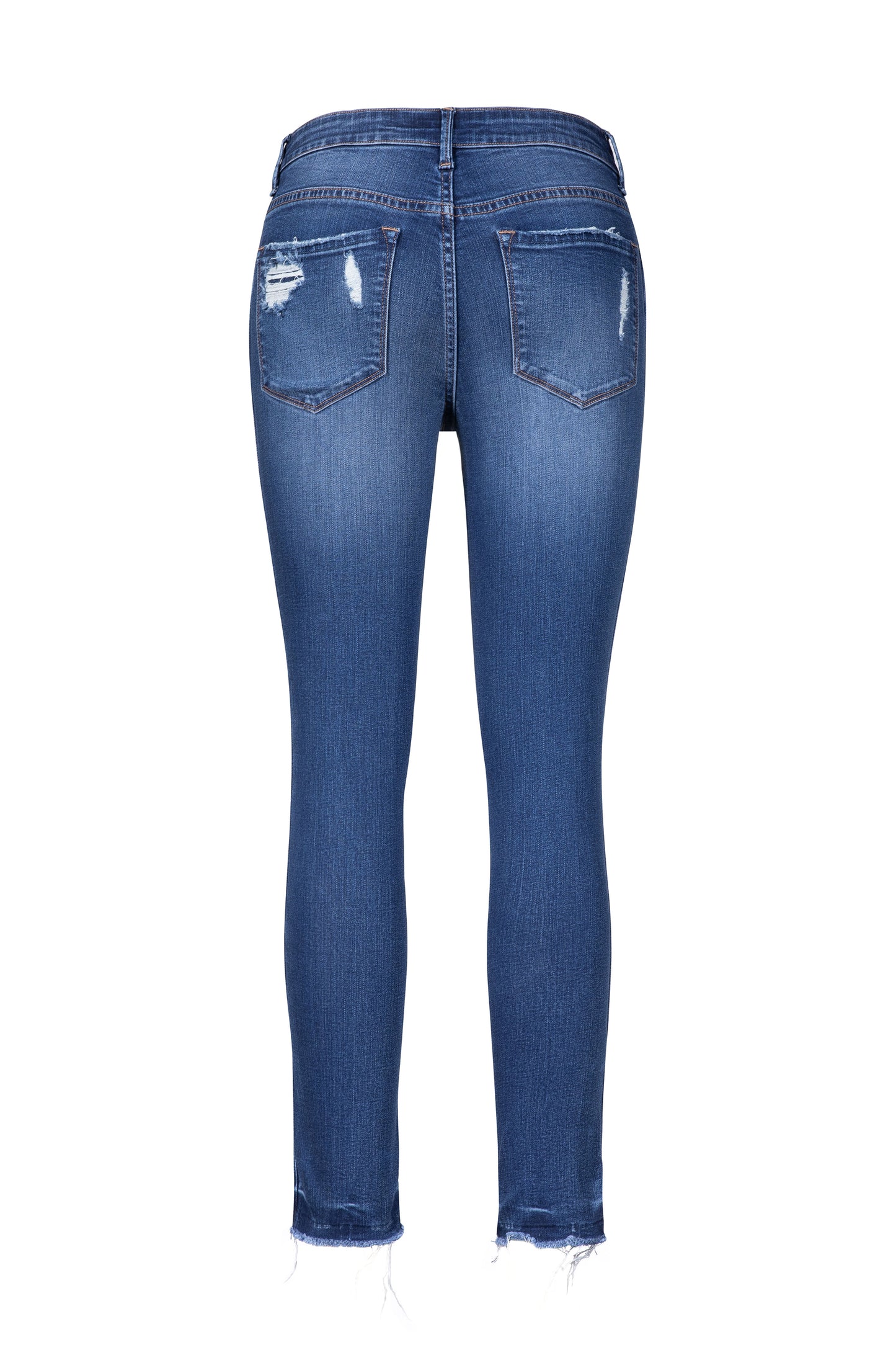 MID RISE SKINNY BYS2147 (MOCO-MMY-977) MEDIUM BLUE