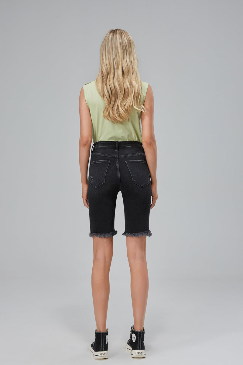 HIGH RISE BERMUDA SHORTS