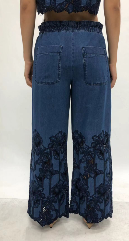 NEW YORK HIGH RISE WIDE LEG FULL JEANS BYW8441