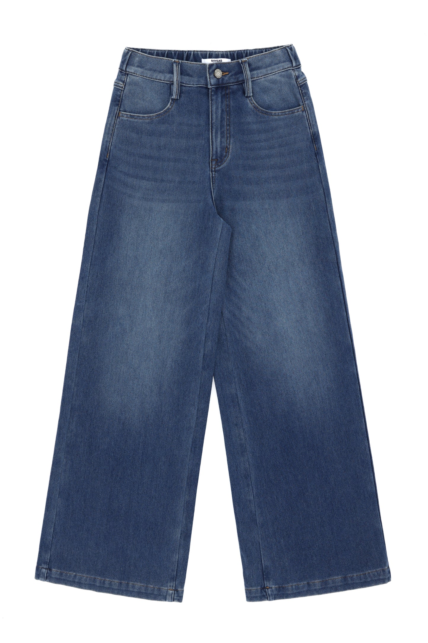 HIGH RISE WIDE LEG BYW8282 (BYJJ042) MEDIUM BLUE