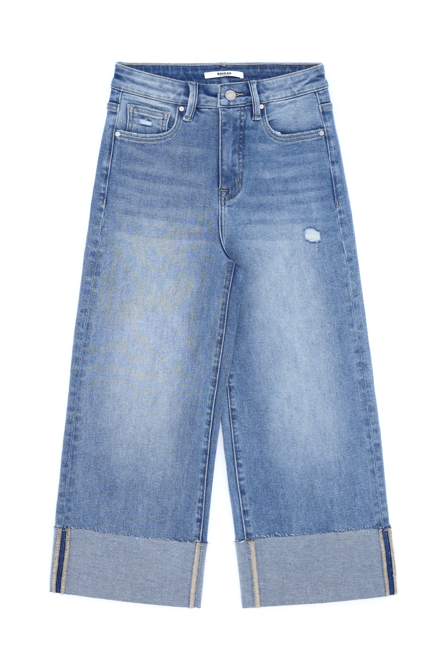 HIGH RISE WIDE LEG BYW8283 (BYMJ311) MEDIUM BLUE
