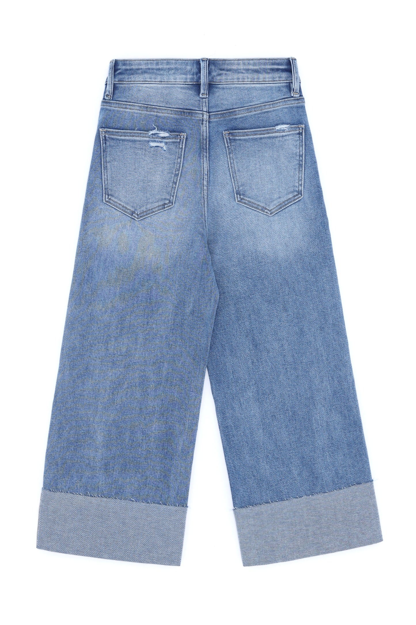 HIGH RISE WIDE LEG BYW8283 (BYMJ311) MEDIUM BLUE