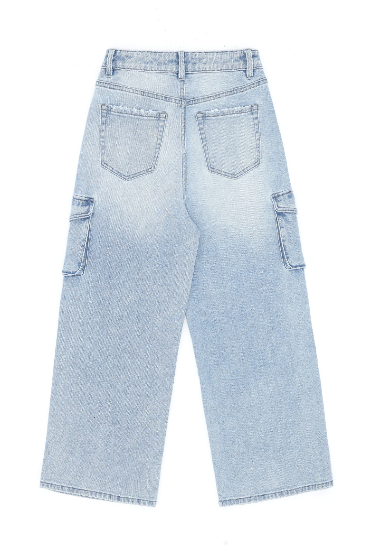 TAMSIN MID RISE BERMUDA BYMD019 (BYYO001) LIGHT BLUE