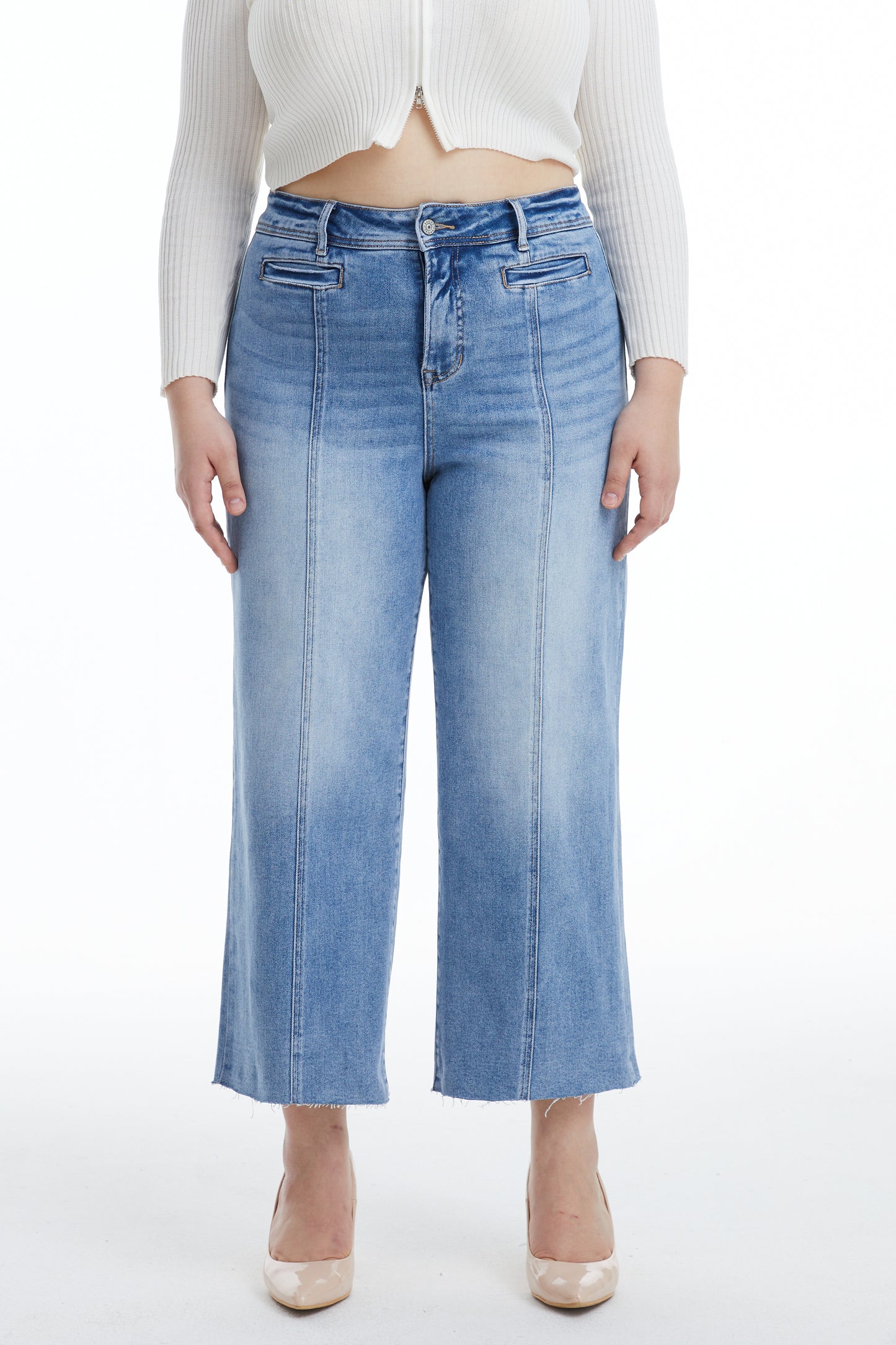 PLUS HIGH RISE WIDE LEG