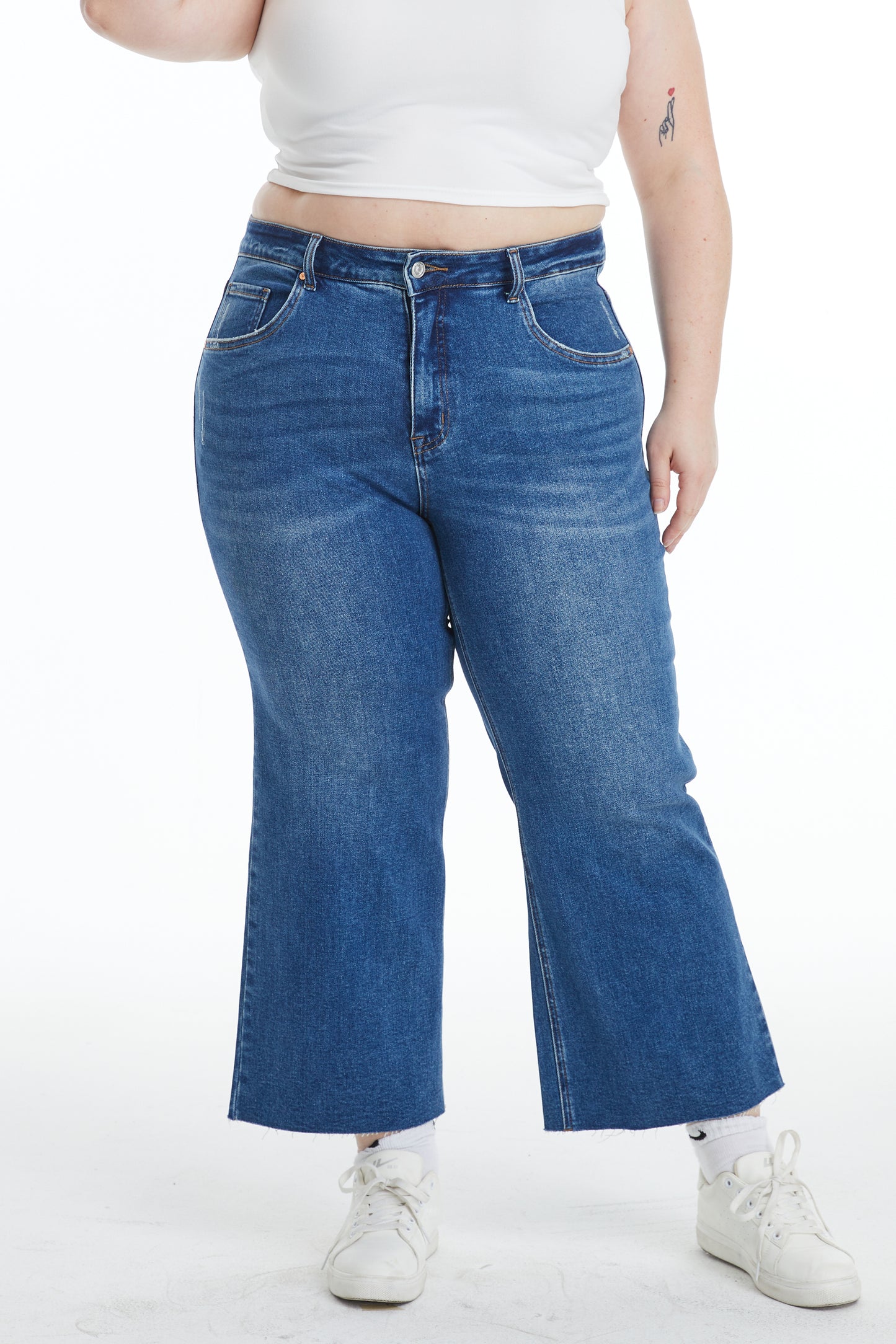 PLUS HIGH RISE WIDE LEG