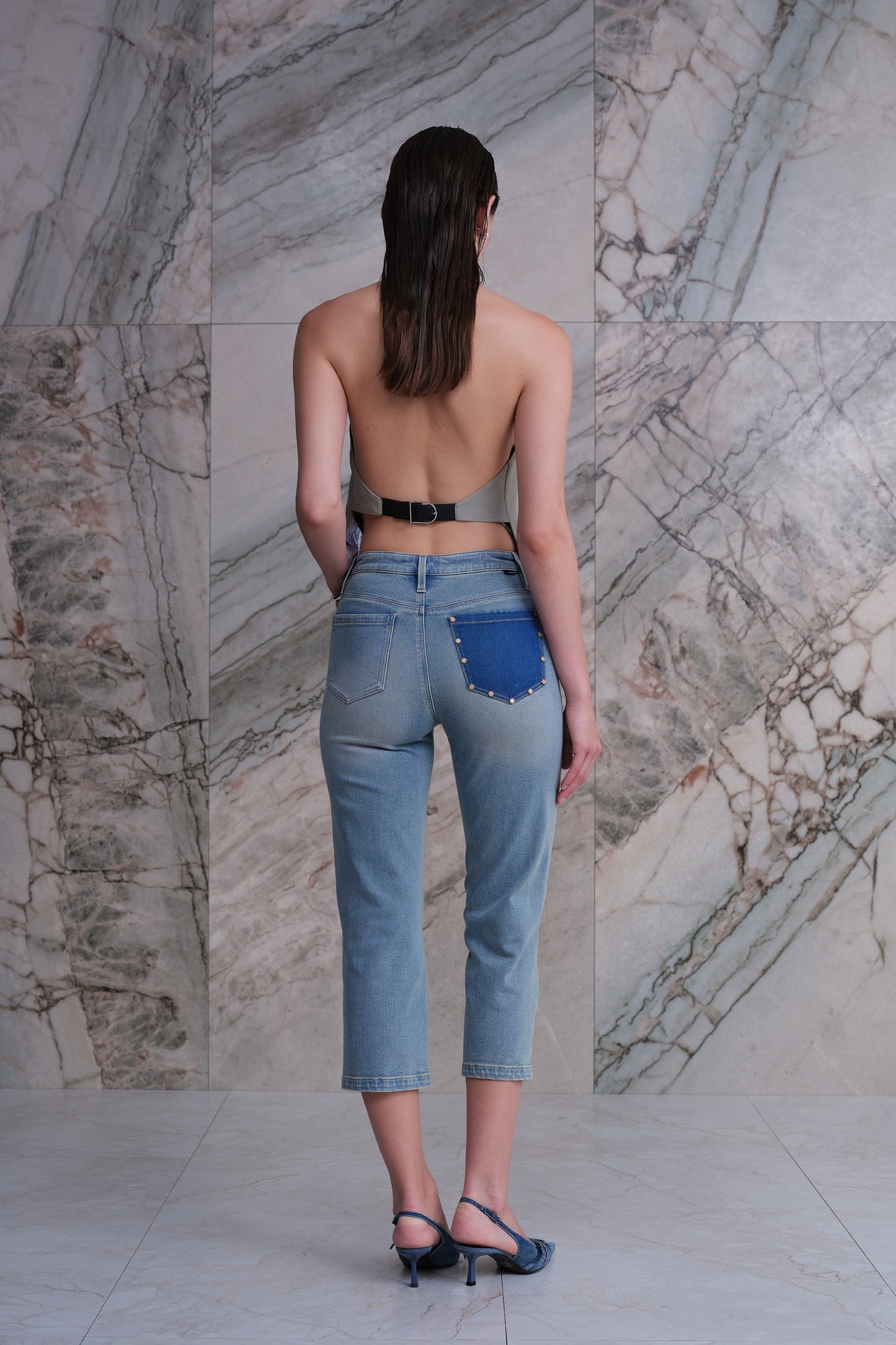 HONG KONG HIGH RISE STRAIGHT JEANS BYT5355