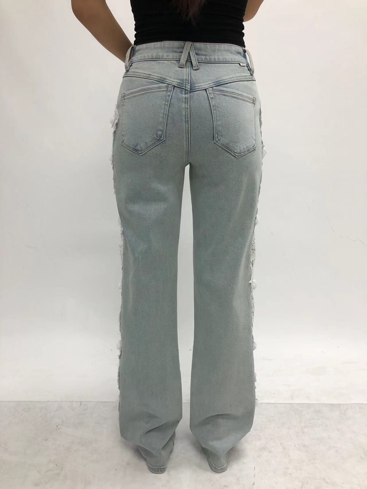 HONG KONG HIGH RISE STRAIGHT FULL JEANS BYT5366