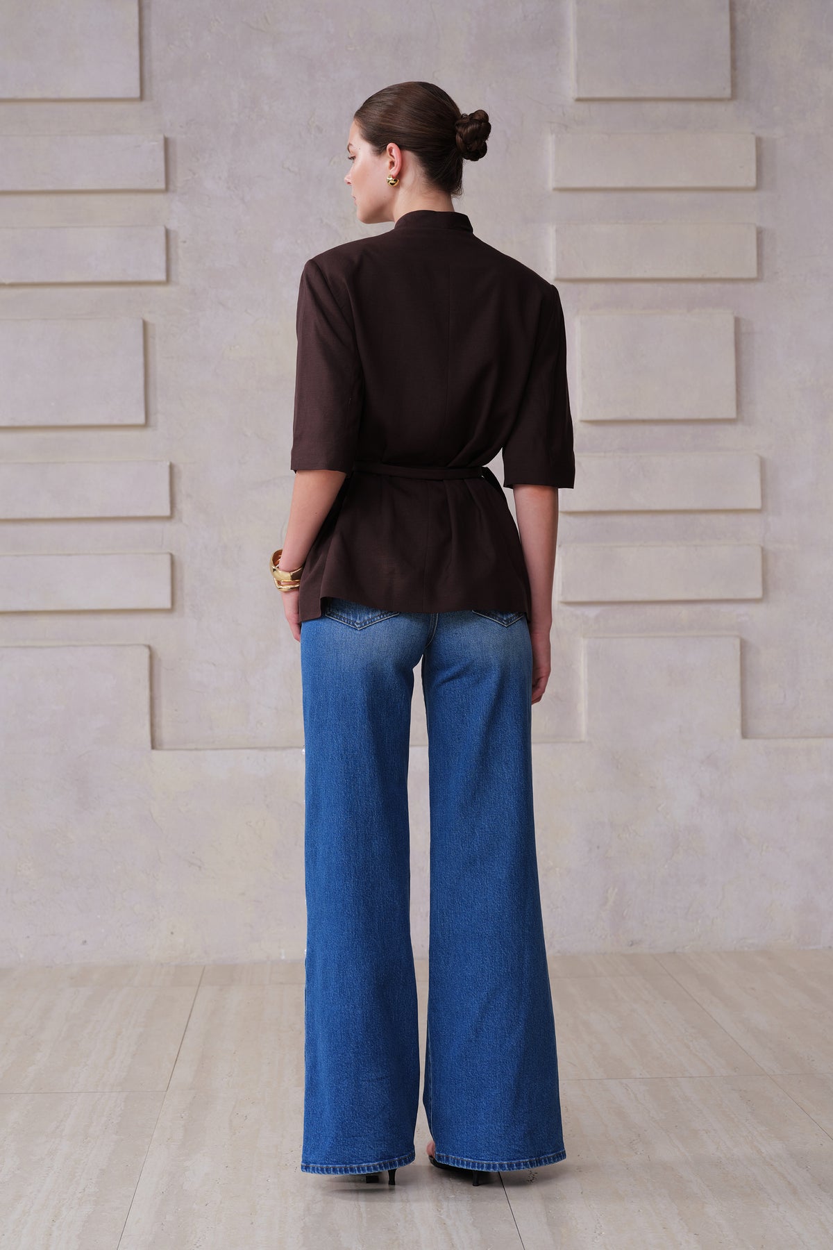 NEW YORK HIGH RISE WIDE LEG FULL JEANS BYW8410