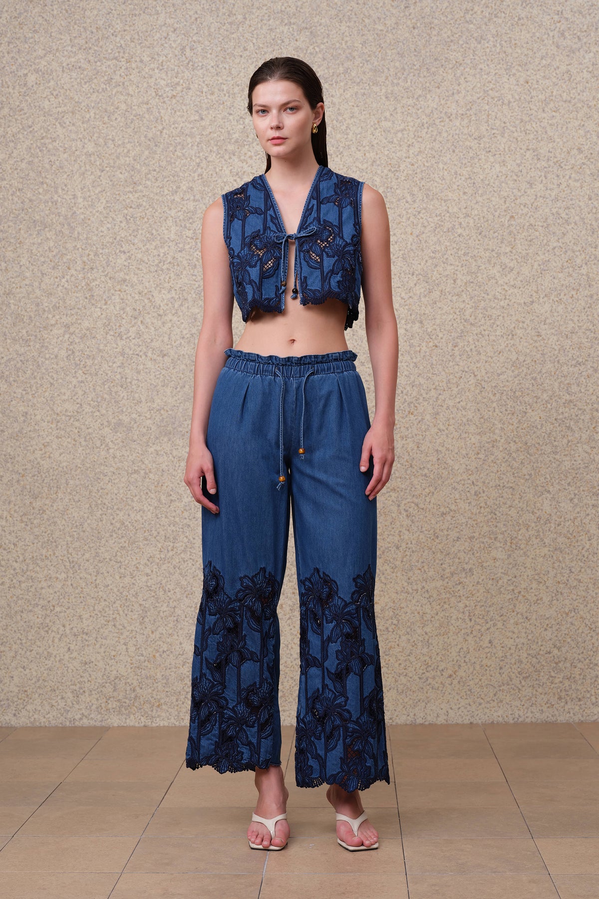NEW YORK HIGH RISE WIDE LEG FULL JEANS BYW8441