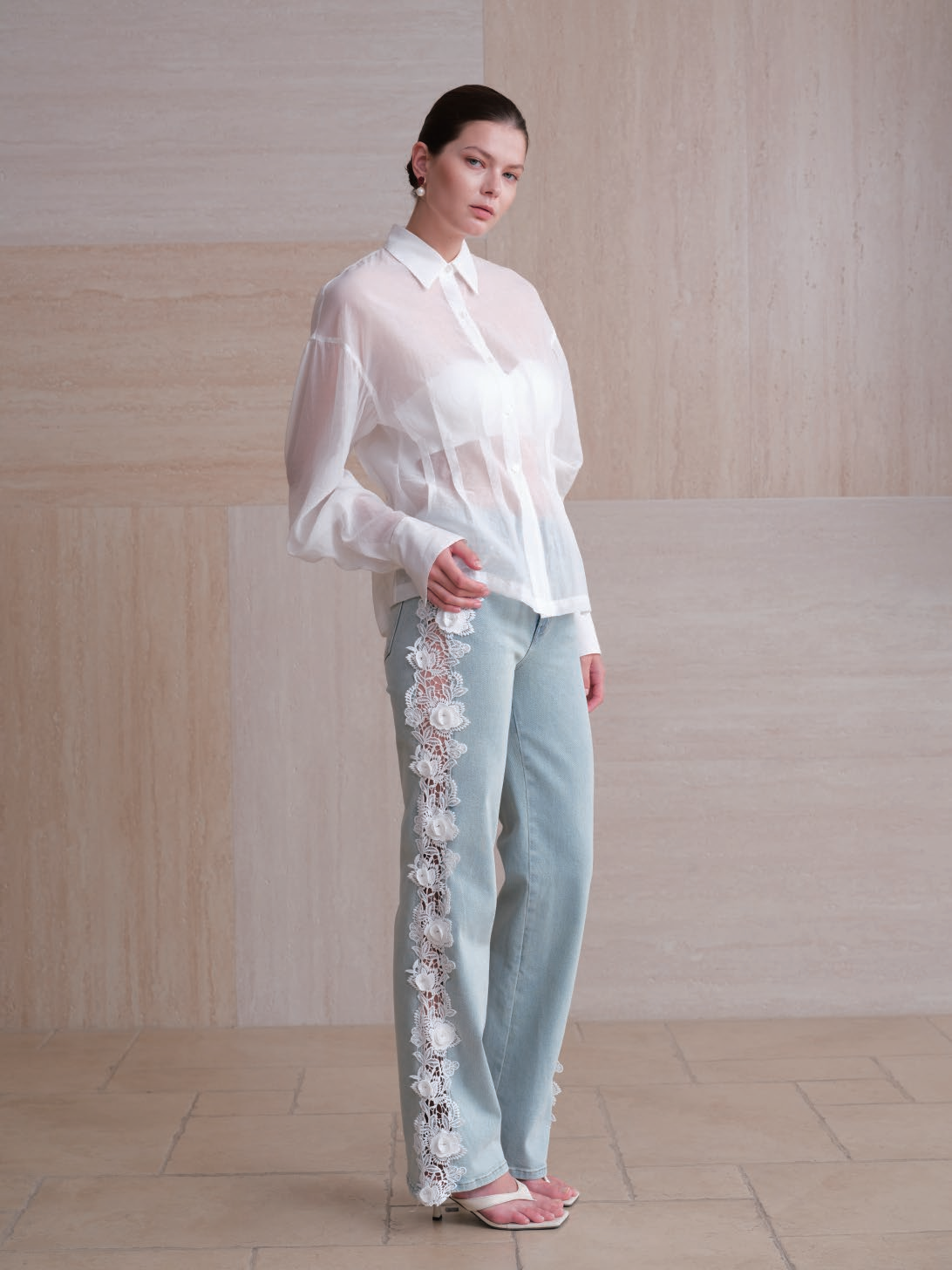 HONG KONG HIGH RISE STRAIGHT FULL JEANS BYT5366