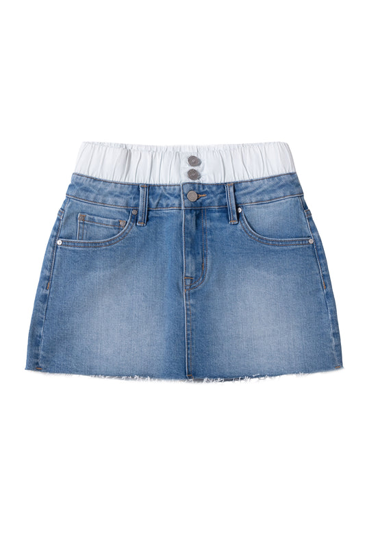 CAIUS HIGH RISE SKIRT BYK7081 (BYJJ026) MEDIUM BLUE