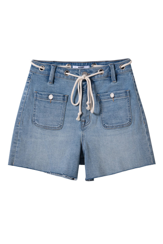TAMSIN HIGH RISE SHORTS BYH6144 (BYMJ308) LIGHT BLUE