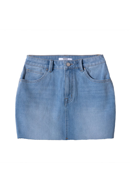 ELOWEN MID RISE SKIRT BYK7083 (BYJJ050) LIGHT BLUE