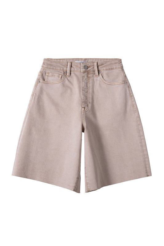 GRETA HIGH RISE BERMUDA BYMD014 (BYJJ047) LIGHT KHAKI