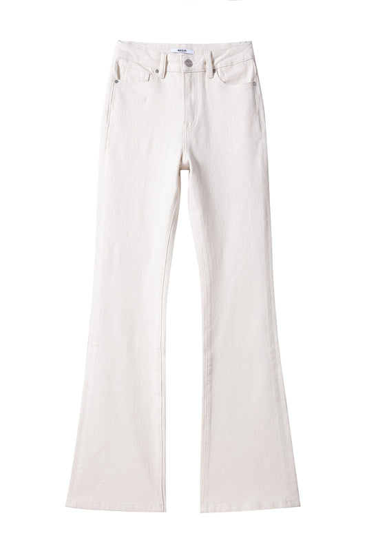 ELOWEN MID RISE BOOTCUT BYF1207 (BYJJ048) OFF-WHITE