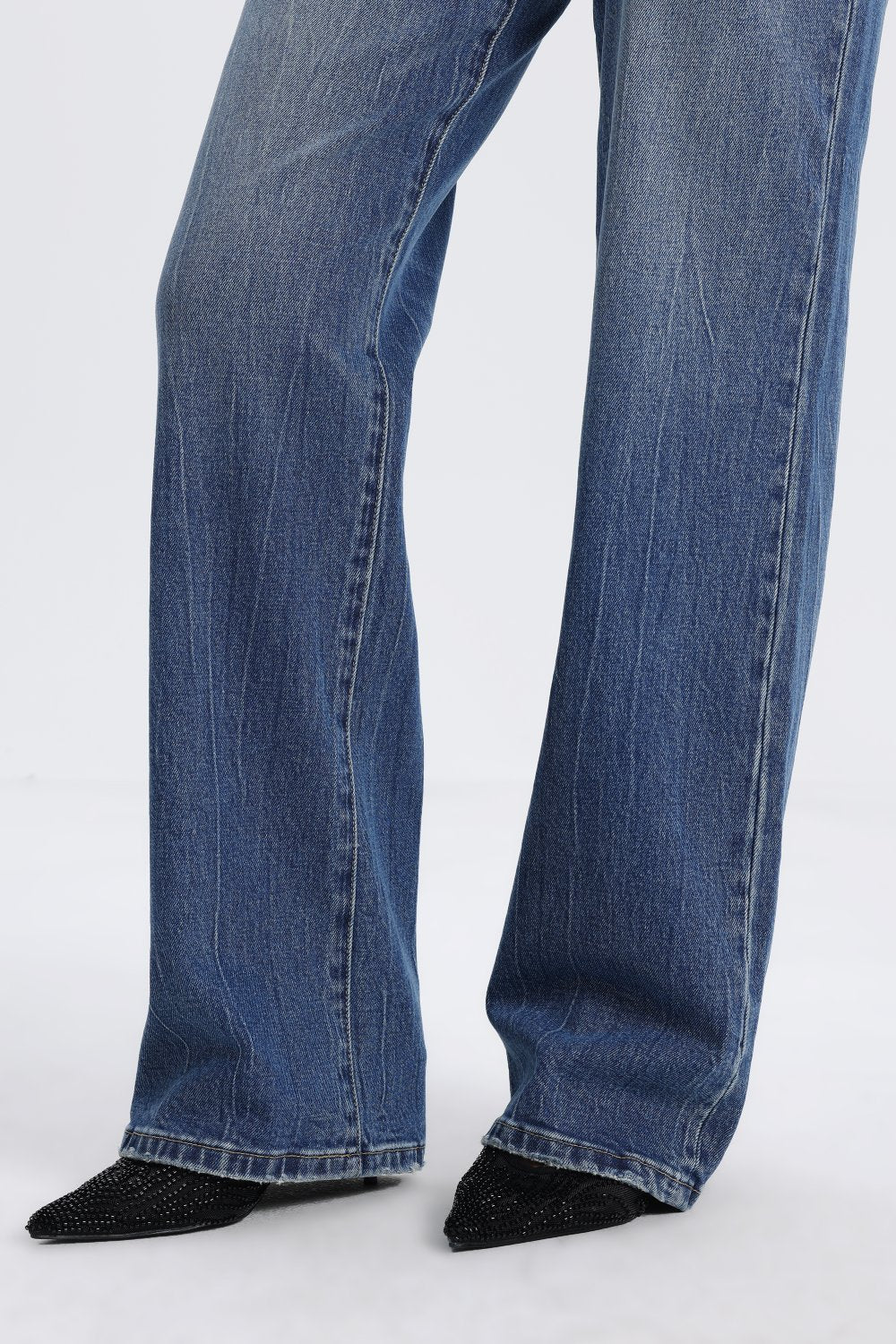 HONG KONG HIGH RISE RELAXED STRAIGHT TALL JEANS BYT5351