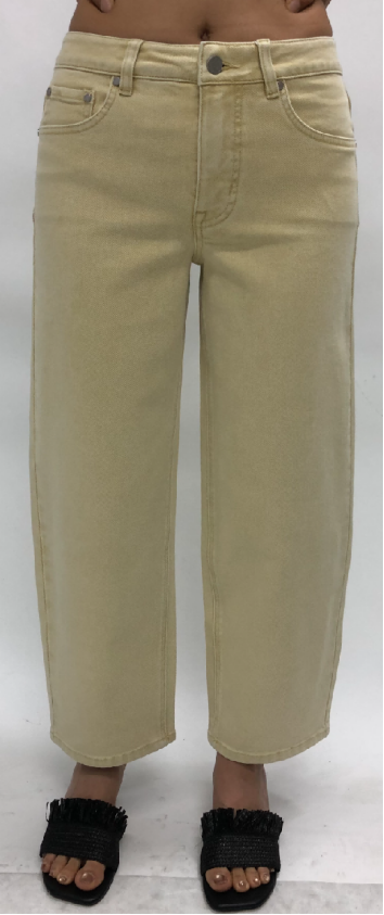 DUBLIN M-HIGH RISE TAPERED CROPPED JEANS BYU0015