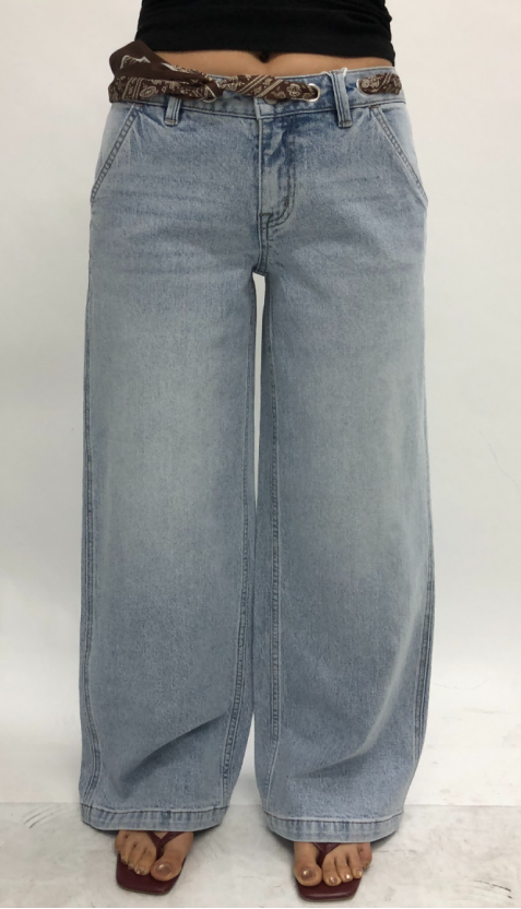 NEW YORK MID RISE WIDE LEG FULL JEANS BYW8417