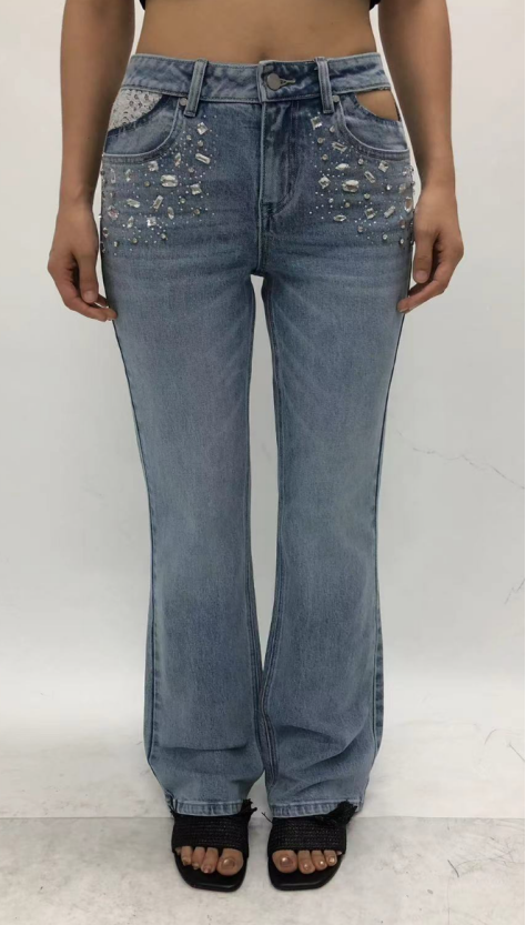 LOS ANGELES M-HIGH RISE BOOTCUT FULL JEANS BYF1250