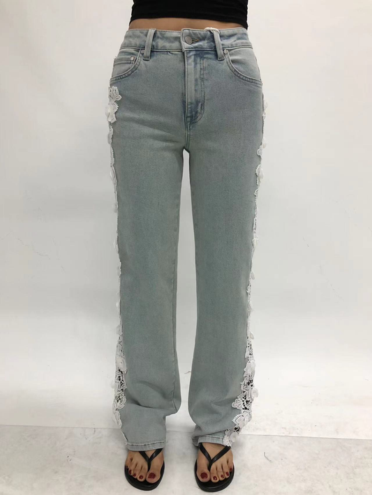 HONG KONG HIGH RISE STRAIGHT FULL JEANS BYT5366