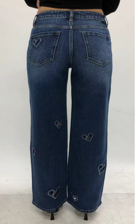 HONG KONG M-HIGH RISE STRAIGHT FULL JEANS BYT5359