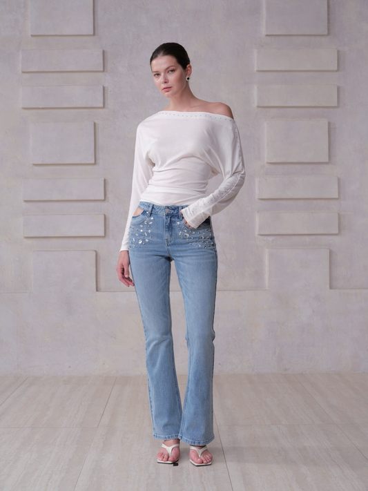 LOS ANGELES M-HIGH RISE BOOTCUT FULL JEANS BYF1250