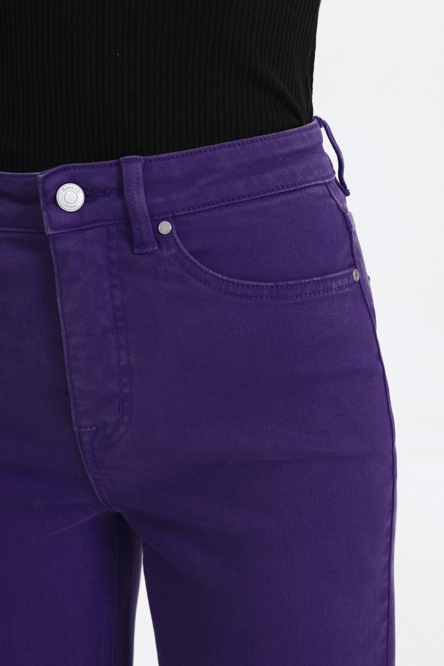 HIGH RISE WIDE LEG BYW8015 PURPLE