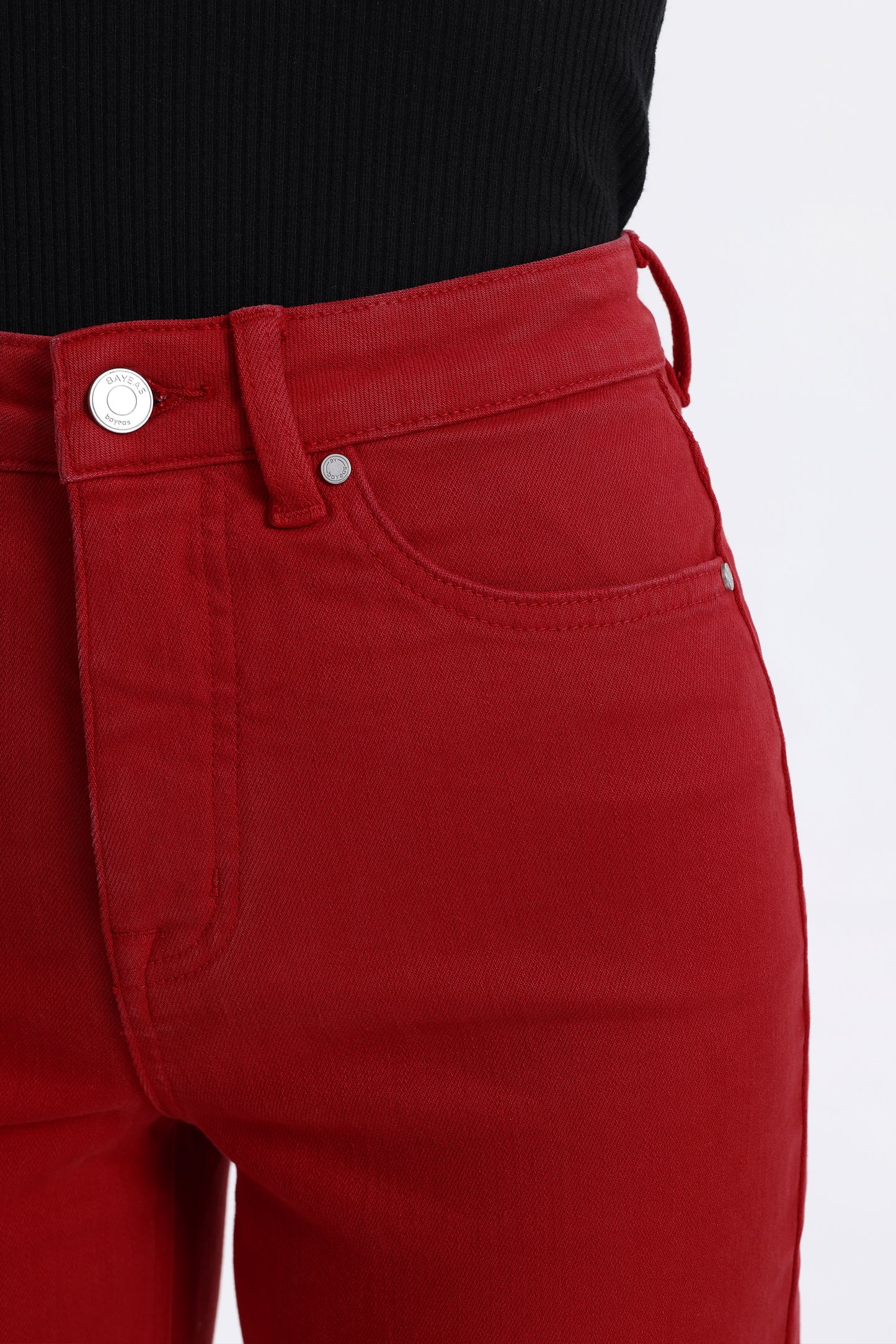 HIGH RISE WIDE LEG BYW8015 RED